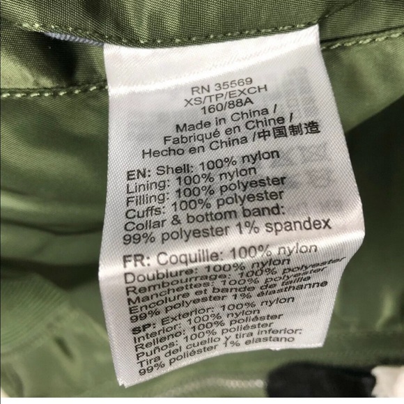 Alpha Industries Ma-1 Bomber Flight Jacket XS - Picture 7 of 12